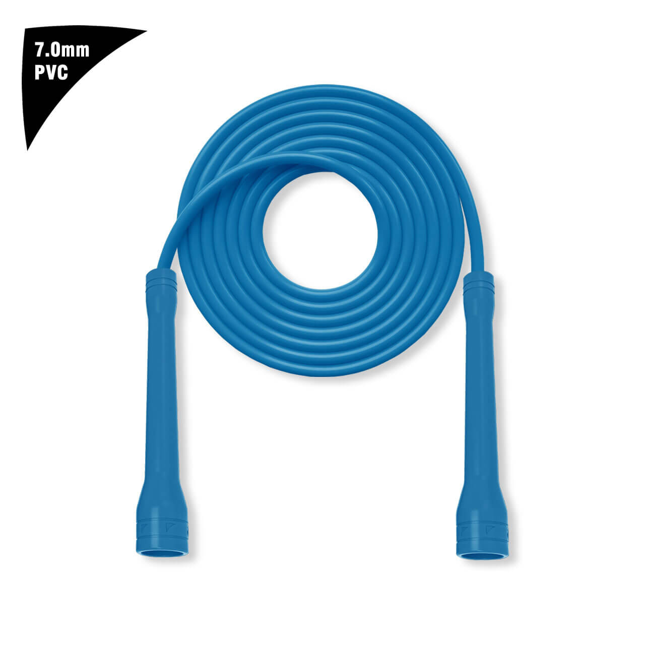 BLUE Short Handle 7.0mm PVC Jump Rope (pleval.倍乐活)