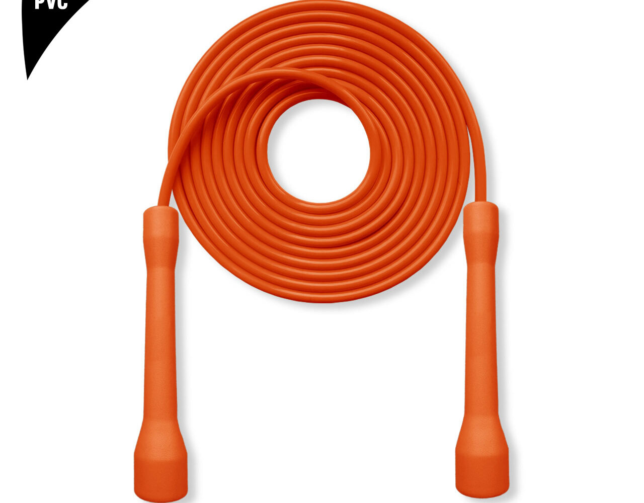 ORANGE Short Ordinary Handle 5.0mm PVC Jump Rope (pleval.倍乐活)