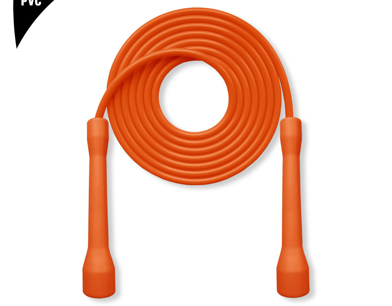 ORANGE Short Ordinary Handle 7.0mm PVC Jump Rope (pleval.倍乐活)