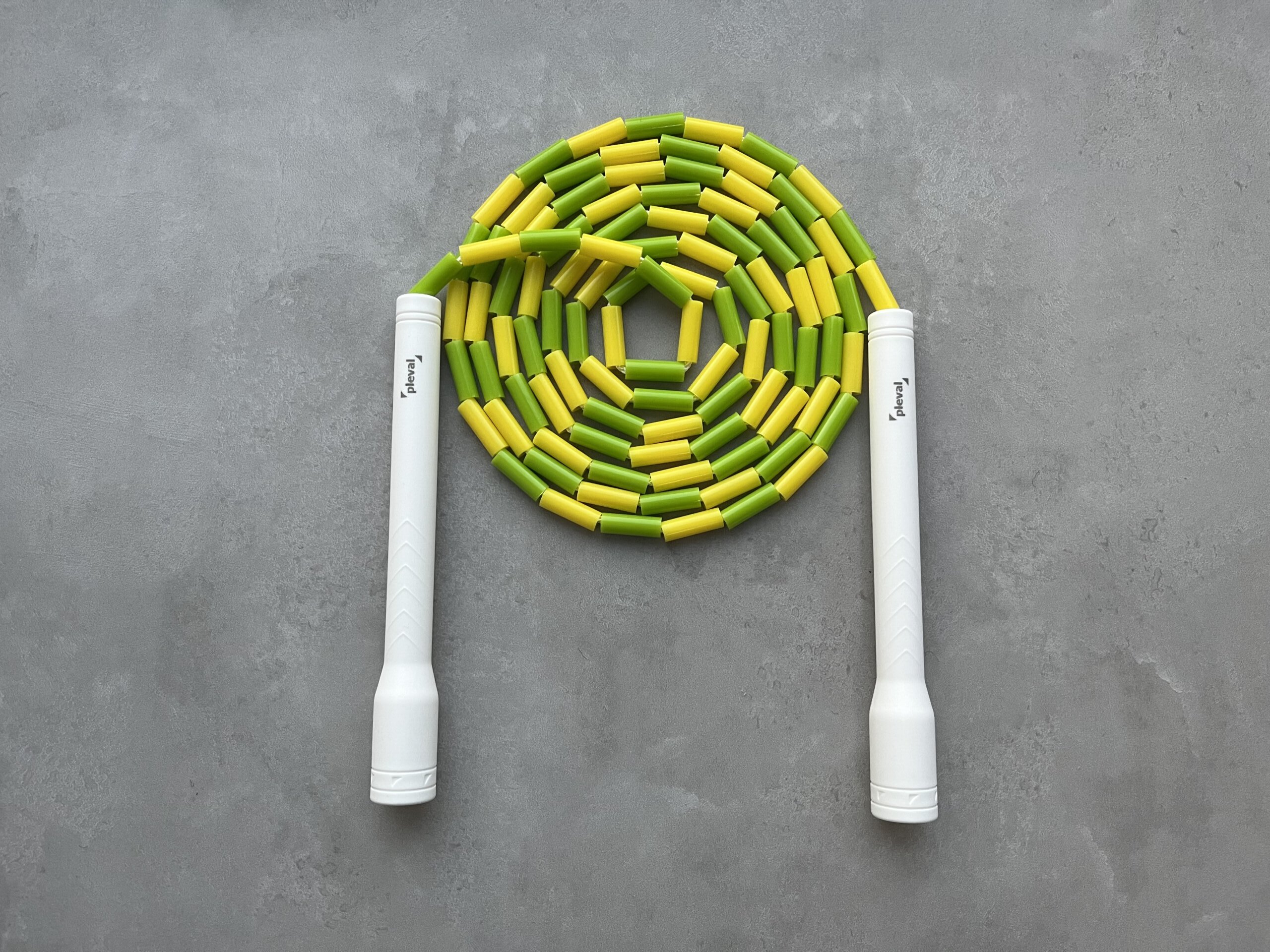 Short Handle 25mm Beaded Jump Rope YELLOW BUTTERCUP 2(pleval.倍乐活)